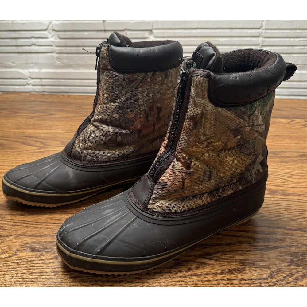 Tamarack  Thinsulate Camouflage‎ SlipOn Zip Hunting Boot Men's 10